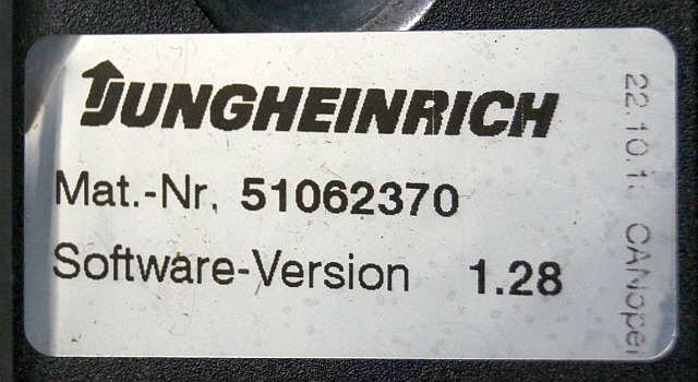Jungheinrich 51037707 | Rij regeling driving controller AS2405i index E Sw. 1,28 - وحدة تحكم الكتروني - معدات المناولة: صورة 4 Jungheinrich 51037707 | Rij regeling driving controller AS2405i index E Sw. 1,28 - وحدة تحكم الكتروني - معدات المناولة: صورة 4