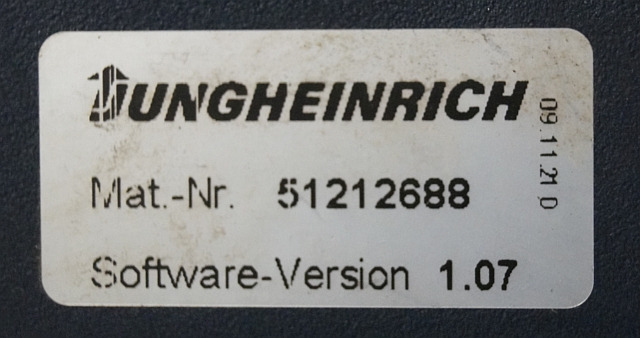 Jungheinrich 51159321 | Rij/hef regeling drive/lifting controller AS4814Ik Index - وحدة تحكم الكتروني - معدات المناولة: صورة 5 Jungheinrich 51159321 | Rij/hef regeling drive/lifting controller AS4814Ik Index - وحدة تحكم الكتروني - معدات المناولة: صورة 5