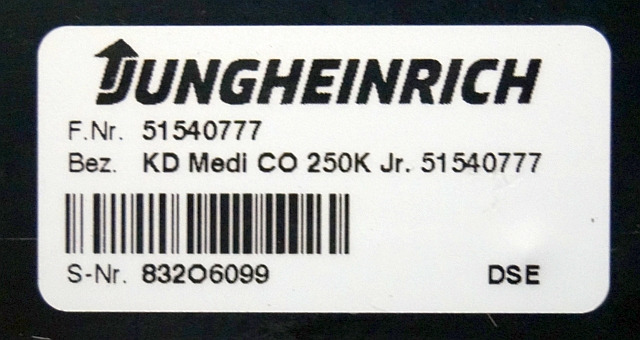 Jungheinrich 51540777 | Display KD MEDI CO 250K Jr from EKS110 2018 sn. 832O6099 - لوحة القيادة - معدات المناولة: صورة 3 Jungheinrich 51540777 | Display KD MEDI CO 250K Jr from EKS110 2018 sn. 832O6099 - لوحة القيادة - معدات المناولة: صورة 3