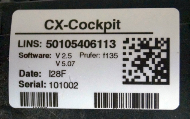 Still 50105406113 | CX cockpit Sw. V2,5 V58,07 sn. 101002 from EXEU S22 year 201 - لوحة القيادة - معدات المناولة: صورة 5 Still 50105406113 | CX cockpit Sw. V2,5 V58,07 sn. 101002 from EXEU S22 year 201 - لوحة القيادة - معدات المناولة: صورة 5
