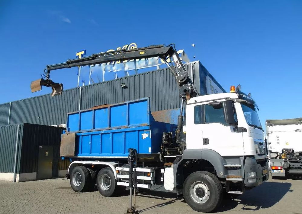 شاحنة قلاب, شاحنة كرين MAN TGS 26.400 6x6 – Wywrotka 3-stronna Meiller + Żuraw HIAB 166 E3 HIPRO – 429.222 km – Euro 4: صورة 18 شاحنة قلاب, شاحنة كرين MAN TGS 26.400 6x6 – Wywrotka 3-stronna Meiller + Żuraw HIAB 166 E3 HIPRO – 429.222 km – Euro 4: صورة 18