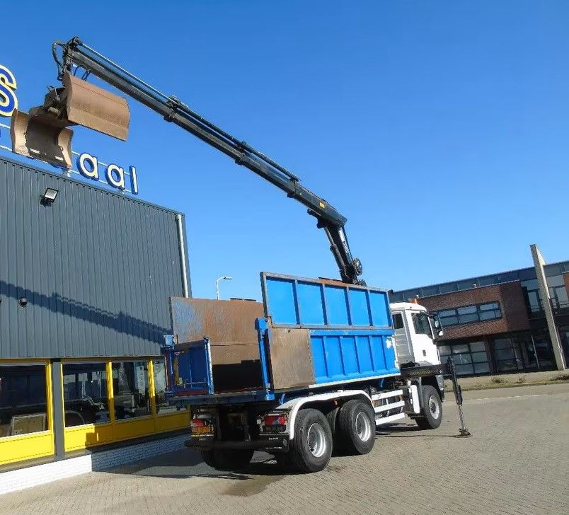 شاحنة قلاب, شاحنة كرين MAN TGS 26.400 6x6 – Wywrotka 3-stronna Meiller + Żuraw HIAB 166 E3 HIPRO – 429.222 km – Euro 4: صورة 35 شاحنة قلاب, شاحنة كرين MAN TGS 26.400 6x6 – Wywrotka 3-stronna Meiller + Żuraw HIAB 166 E3 HIPRO – 429.222 km – Euro 4: صورة 35