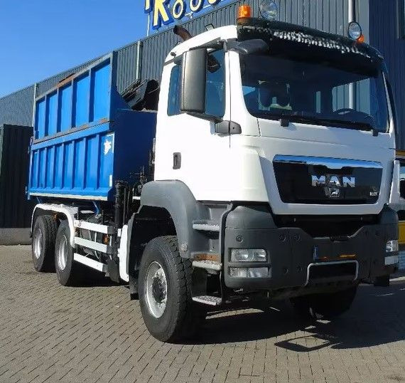 شاحنة قلاب, شاحنة كرين MAN TGS 26.400 6x6 – Wywrotka 3-stronna Meiller + Żuraw HIAB 166 E3 HIPRO – 429.222 km – Euro 4: صورة 32 شاحنة قلاب, شاحنة كرين MAN TGS 26.400 6x6 – Wywrotka 3-stronna Meiller + Żuraw HIAB 166 E3 HIPRO – 429.222 km – Euro 4: صورة 32