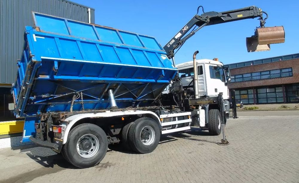 شاحنة قلاب, شاحنة كرين MAN TGS 26.400 6x6 – Wywrotka 3-stronna Meiller + Żuraw HIAB 166 E3 HIPRO – 429.222 km – Euro 4: صورة 34 شاحنة قلاب, شاحنة كرين MAN TGS 26.400 6x6 – Wywrotka 3-stronna Meiller + Żuraw HIAB 166 E3 HIPRO – 429.222 km – Euro 4: صورة 34