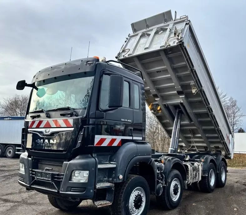 MAN TGS 35.460 / 8x6 – Meiller Trójstronna wywrotka / Euro 6c / Kamera / - شاحنة قلاب: صورة 1 MAN TGS 35.460 / 8x6 – Meiller Trójstronna wywrotka / Euro 6c / Kamera / - شاحنة قلاب: صورة 1