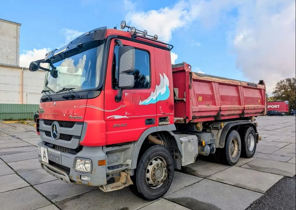Mercedes-Benz Actros 2644 EPS |Wywrotka 3-stronna Meiller Bordmatik | 6x4 | Euro 5 | Plandeka rolowana - شاحنة قلاب: صورة 1 Mercedes-Benz Actros 2644 EPS |Wywrotka 3-stronna Meiller Bordmatik | 6x4 | Euro 5 | Plandeka rolowana - شاحنة قلاب: صورة 1