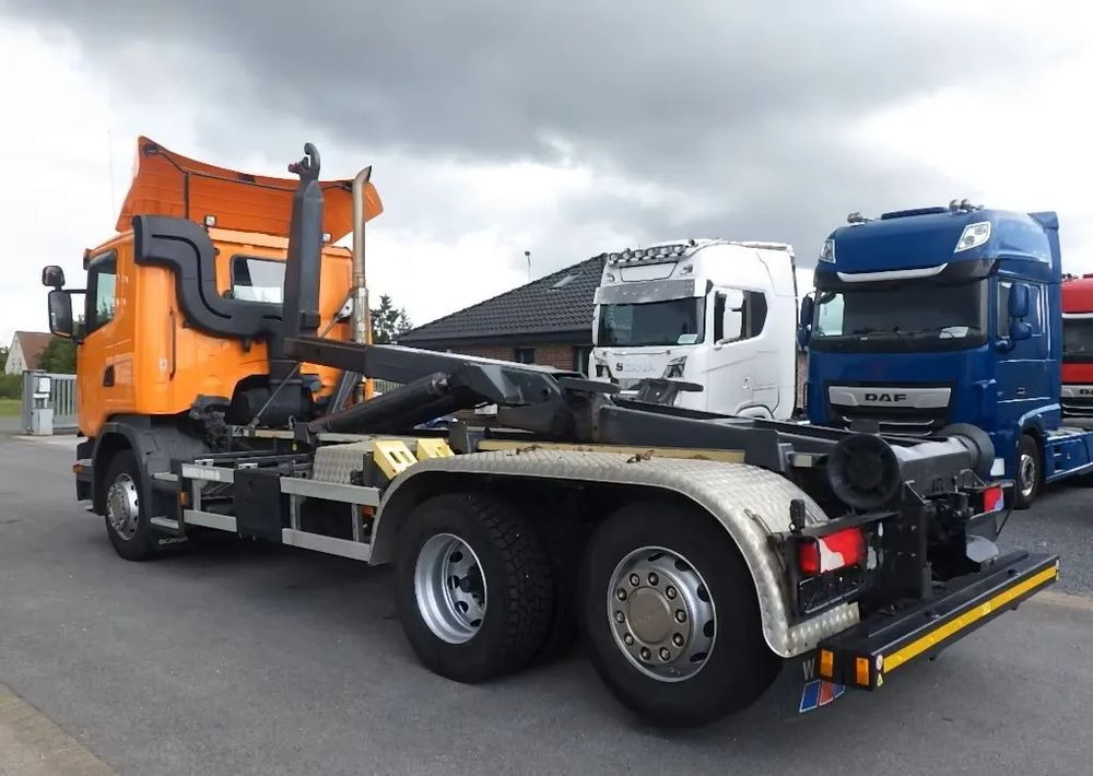 Scania G 450 — Hakowiec / Retarder / Pełna pneumatyka / Skrętna oś / Euro 6/ 6x2 - شاحنة ذات خطاف: صورة 3 Scania G 450 — Hakowiec / Retarder / Pełna pneumatyka / Skrętna oś / Euro 6/ 6x2 - شاحنة ذات خطاف: صورة 3
