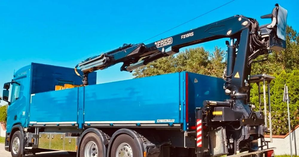 Scania R 500 6x2 z żurawiem Fassi F 215 AS – 2019 – Euro 6 –Retarder -Oś skrętna - Gotowa do pracy! - شاحنة كرين, شاحنات مسطحة: صورة 2 Scania R 500 6x2 z żurawiem Fassi F 215 AS – 2019 – Euro 6 –Retarder -Oś skrętna - Gotowa do pracy! - شاحنة كرين, شاحنات مسطحة: صورة 2
