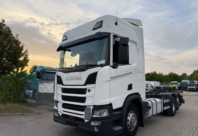 Scania R450 BDF • 6x2 • Euro 6d • Skrętna tylna oś • Retarder • Pod zabudowę • - شاحنة هيكل كابينة: صورة 5 Scania R450 BDF • 6x2 • Euro 6d • Skrętna tylna oś • Retarder • Pod zabudowę • - شاحنة هيكل كابينة: صورة 5