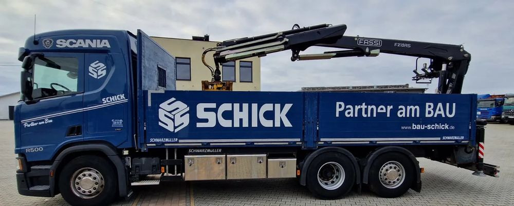 Scania Scania/ R 500/ 6x2 /Fassi F 215 AS - شاحنات مسطحة, شاحنة كرين: صورة 3 Scania Scania/ R 500/ 6x2 /Fassi F 215 AS - شاحنات مسطحة, شاحنة كرين: صورة 3