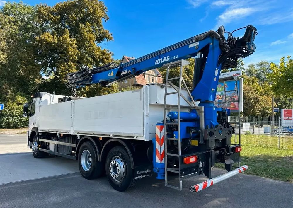 Volvo FM420 6x2 | HDS Atlas AK 186-3 z przestrzenią ładunkową | Euro6 |238 000 km - شاحنات مسطحة, شاحنة كرين: صورة 2 Volvo FM420 6x2 | HDS Atlas AK 186-3 z przestrzenią ładunkową | Euro6 |238 000 km - شاحنات مسطحة, شاحنة كرين: صورة 2