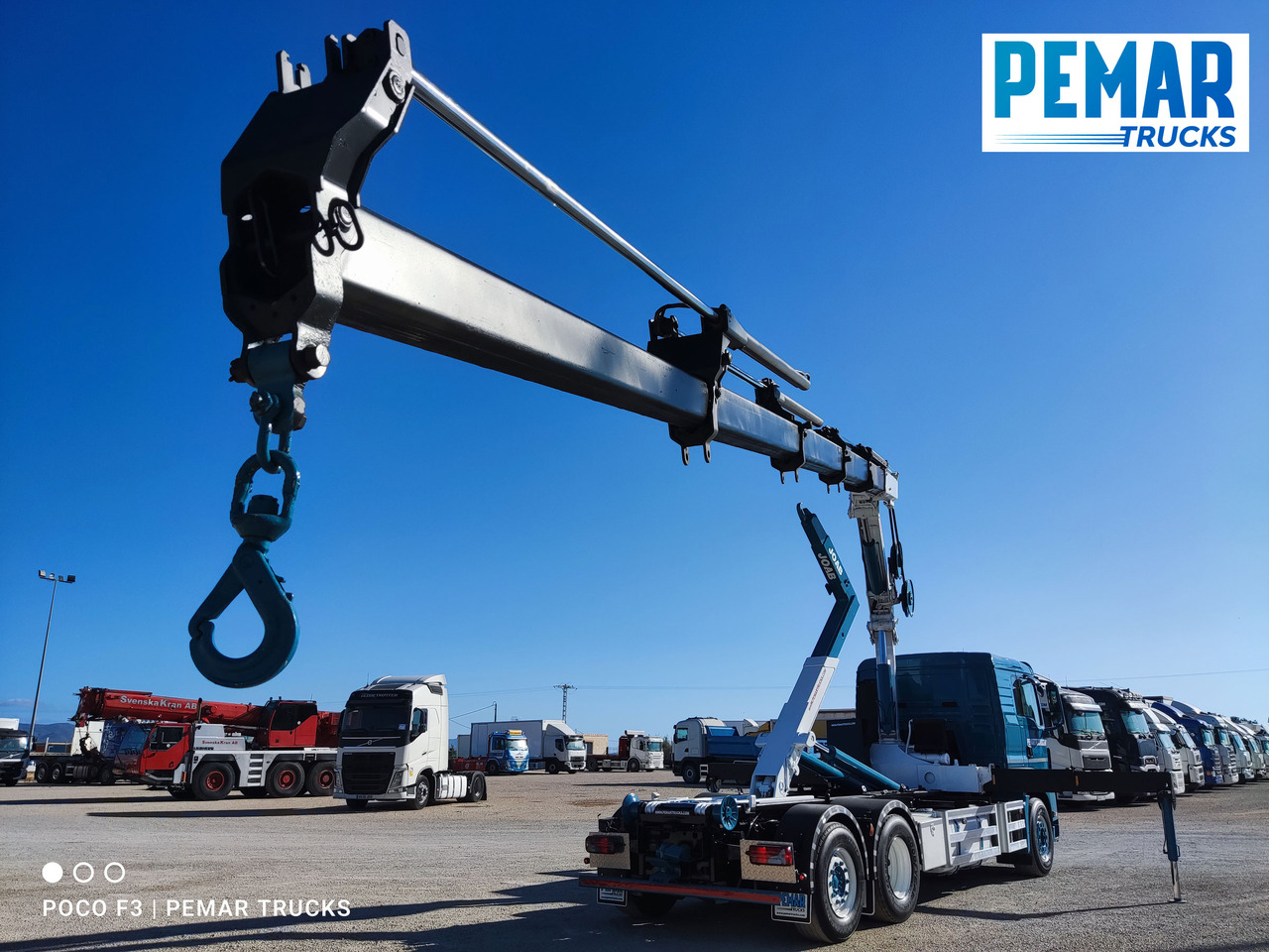 شاحنة قلاب, شاحنة كرين MAN TGS 26.480 6X2 GRUA MULTILIFT: صورة 15