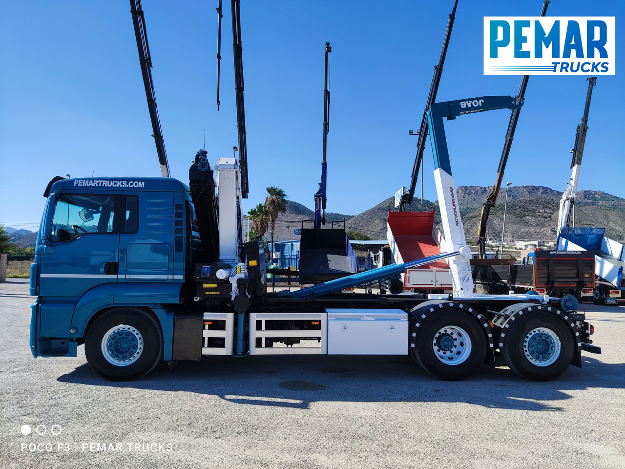 شاحنة قلاب, شاحنة كرين MAN TGS 26.480 6X2 GRUA MULTILIFT: صورة 9