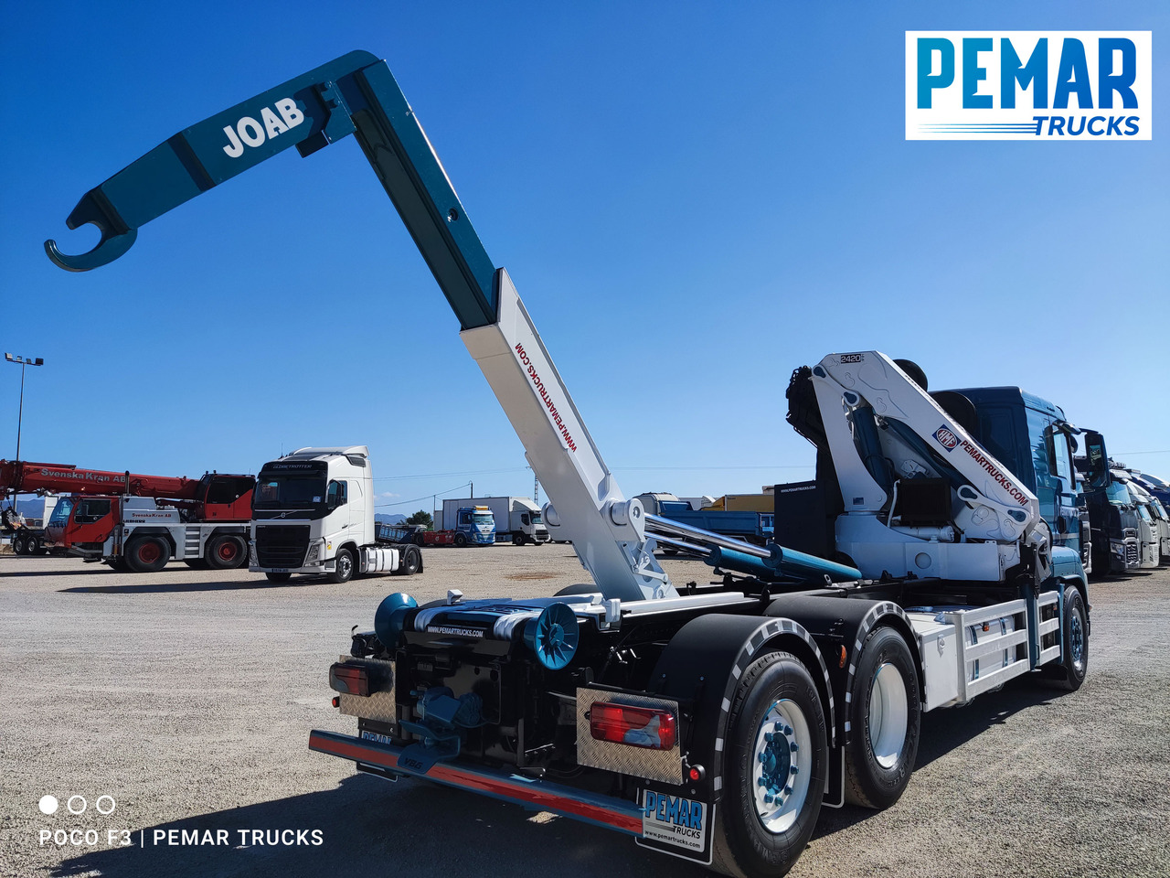 شاحنة قلاب, شاحنة كرين MAN TGS 26.480 6X2 GRUA MULTILIFT: صورة 11