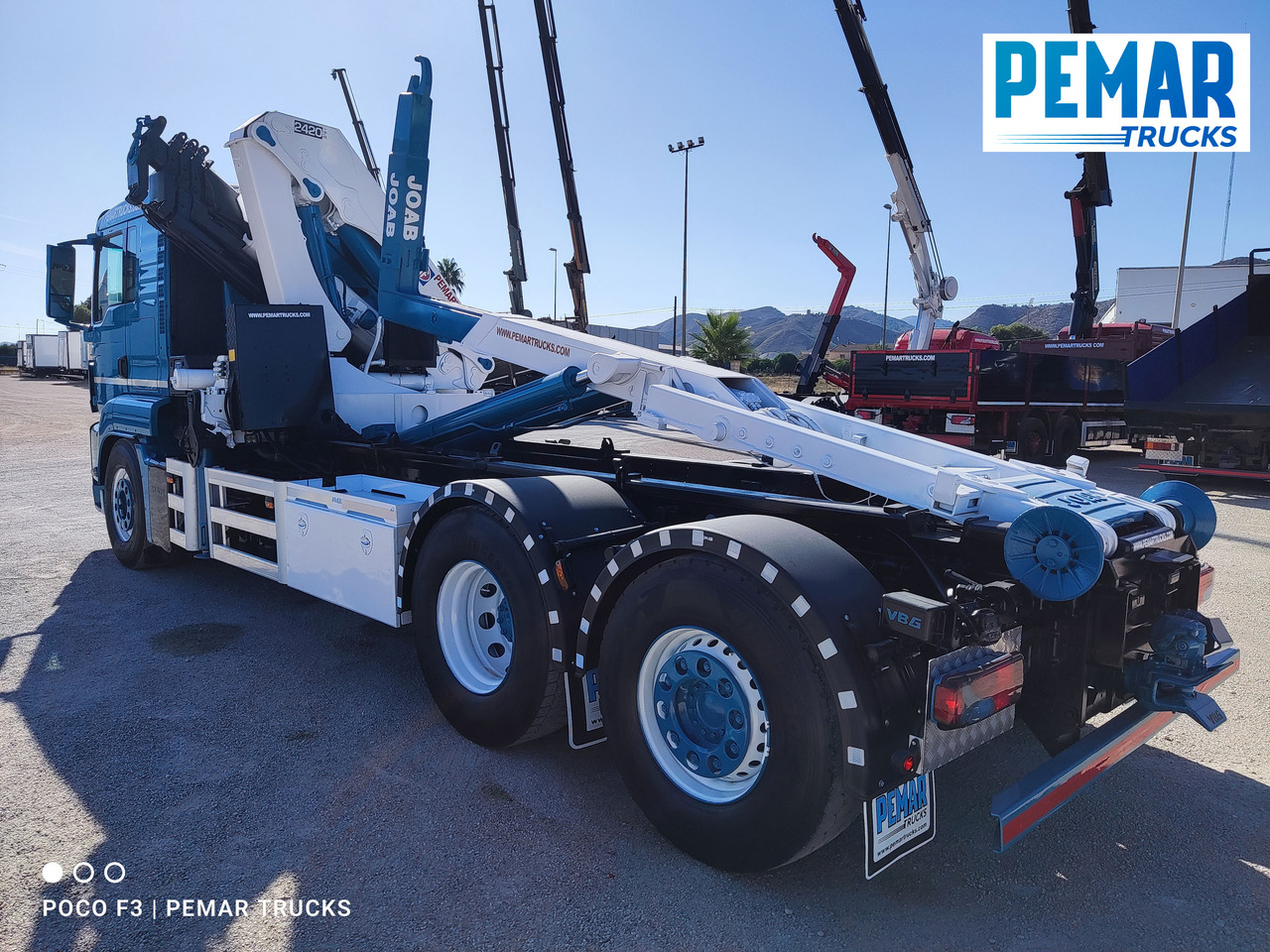 شاحنة قلاب, شاحنة كرين MAN TGS 26.480 6X2 GRUA MULTILIFT: صورة 13