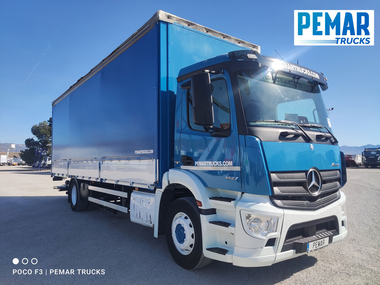 MERCEDES-BENZ ANTOS 1827 SEMITAUTLINER RETARDER - شاحنة ستارة: صورة 3 MERCEDES-BENZ ANTOS 1827 SEMITAUTLINER RETARDER - شاحنة ستارة: صورة 3
