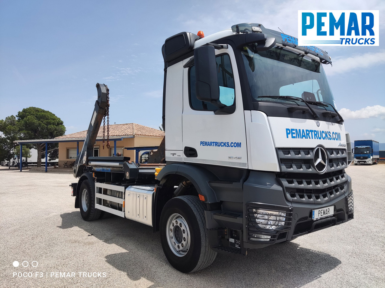 MERCEDES-BENZ AROCS 1845 PORTACONTENEDOR CADENA - شاحنة نقل المخلفات: صورة 4 MERCEDES-BENZ AROCS 1845 PORTACONTENEDOR CADENA - شاحنة نقل المخلفات: صورة 4