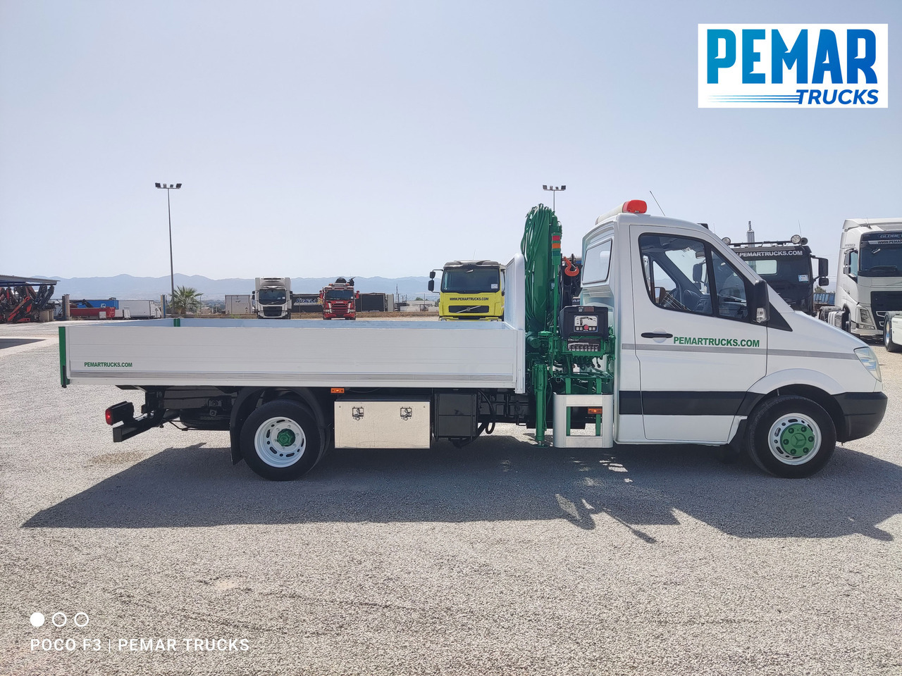 MERCEDES-BENZ SPRINTER 515 CDI GRUA CAJA FIJA 150 CV - شاحنات مسطحة, شاحنة كرين: صورة 4 MERCEDES-BENZ SPRINTER 515 CDI GRUA CAJA FIJA 150 CV - شاحنات مسطحة, شاحنة كرين: صورة 4