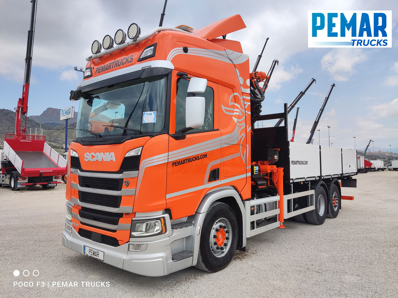SCANIA R 540 6X2 GRUA CAJA FIJA - شاحنات مسطحة, شاحنة كرين: صورة 2 SCANIA R 540 6X2 GRUA CAJA FIJA - شاحنات مسطحة, شاحنة كرين: صورة 2