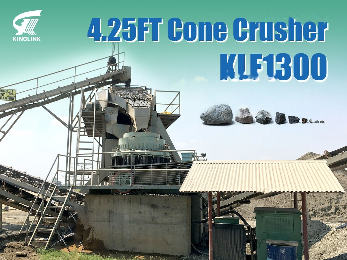 Kinglink 4.25 Ft Riverstone Cone Crusher KLF1300 - كسارة مخرو: صورة 1 Kinglink 4.25 Ft Riverstone Cone Crusher KLF1300 - كسارة مخرو: صورة 1