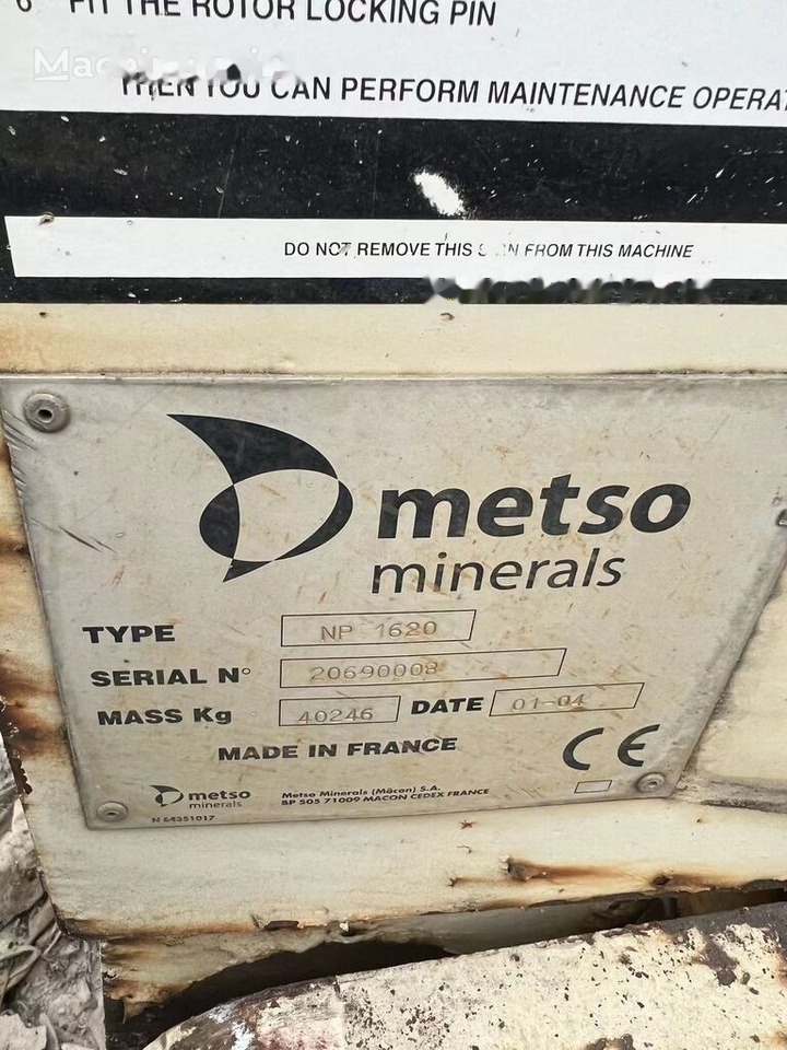 Metso Nordberg NP1620 Impact Crusher - كسارة التصادمية: صورة 2 Metso Nordberg NP1620 Impact Crusher - كسارة التصادمية: صورة 2
