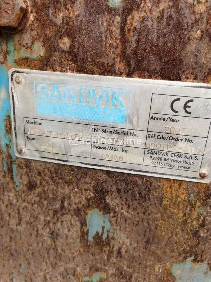 Sandvik P300 Imapct Crusher - كسارة مخرو: صورة 3 Sandvik P300 Imapct Crusher - كسارة مخرو: صورة 3