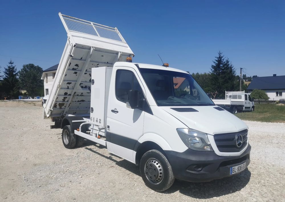 Mercedes-Benz Sprinter 514 kiper Wywrotka blizniak 2.2CDI - 140KM skrzynka sprowadzony - قلاب صغير: صورة 1 Mercedes-Benz Sprinter 514 kiper Wywrotka blizniak 2.2CDI - 140KM skrzynka sprowadzony - قلاب صغير: صورة 1