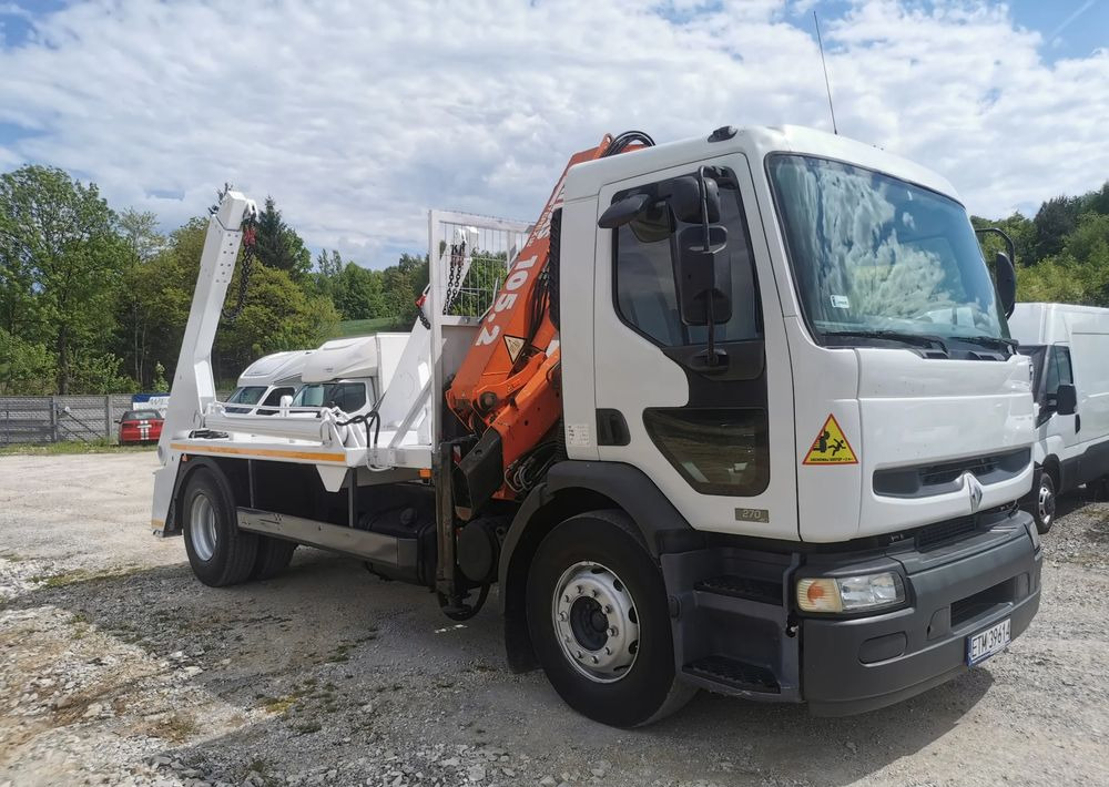Renault Premium 270DCi + żuraw HDS Atlas 105.2 + Bramowiec MEILLER 12t Kontener - شاحنة نقل المخلفات, شاحنة كرين: صورة 2 Renault Premium 270DCi + żuraw HDS Atlas 105.2 + Bramowiec MEILLER 12t Kontener - شاحنة نقل المخلفات, شاحنة كرين: صورة 2