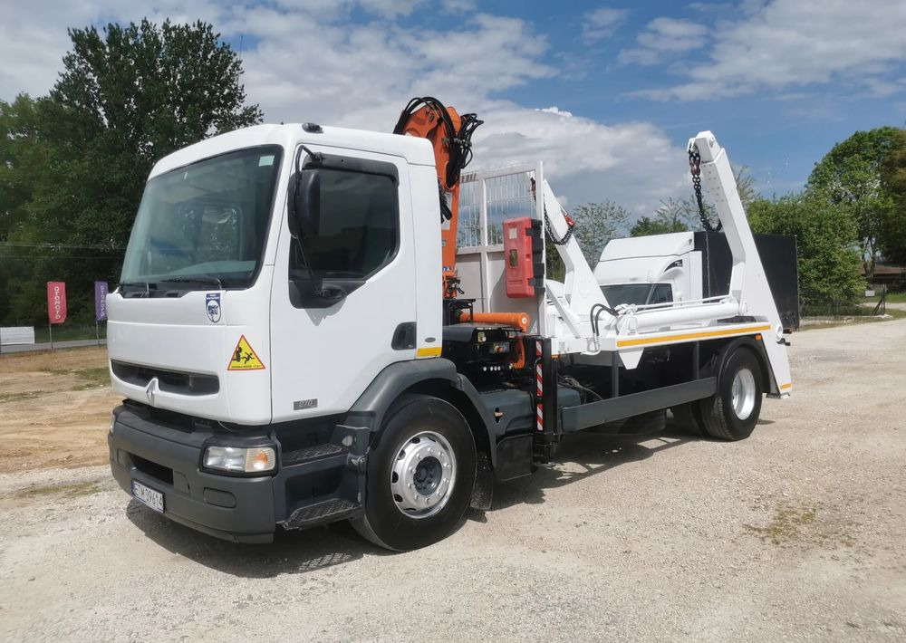 Renault Premium 270DCi + żuraw HDS Atlas 105.2 + Bramowiec MEILLER 12t Kontener - شاحنة نقل المخلفات, شاحنة كرين: صورة 1 Renault Premium 270DCi + żuraw HDS Atlas 105.2 + Bramowiec MEILLER 12t Kontener - شاحنة نقل المخلفات, شاحنة كرين: صورة 1
