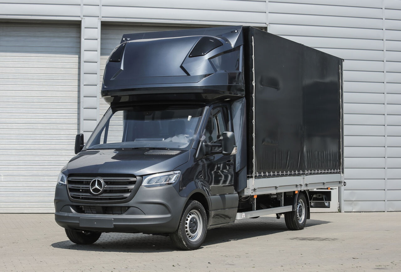 Mercedes-Benz Sprinter 319 - شاحنة ستارة جانبية: صورة 1 Mercedes-Benz Sprinter 319 - شاحنة ستارة جانبية: صورة 1