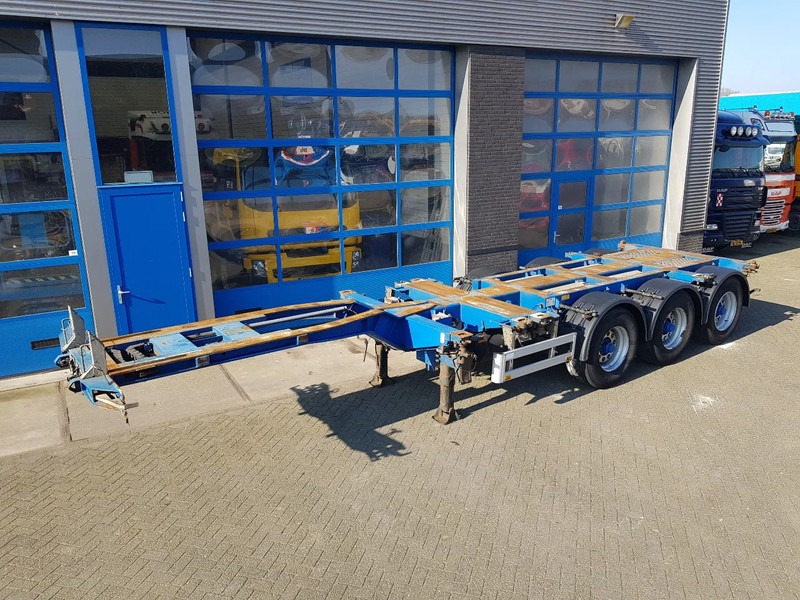 Pacton T3-010 Multi chassis Liftas BPW drum - نصف مقطورة لنقل الحاويات: صورة 1 Pacton T3-010 Multi chassis Liftas BPW drum - نصف مقطورة لنقل الحاويات: صورة 1