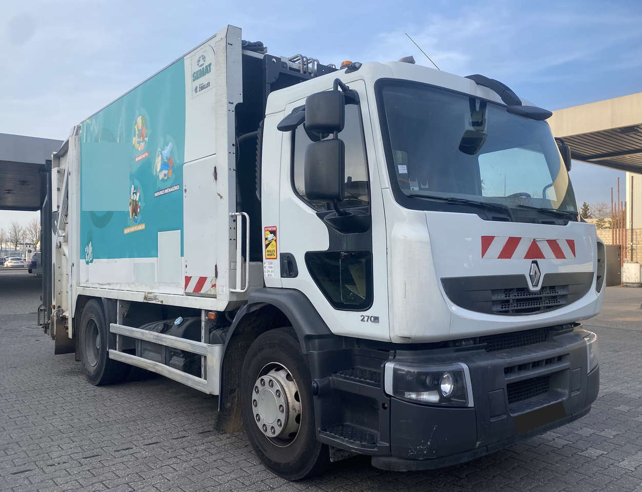 Renault Premium DXi Müllwagen Garbage Truck Euro5 New Model - شاحنة النفايات: صورة 1 Renault Premium DXi Müllwagen Garbage Truck Euro5 New Model - شاحنة النفايات: صورة 1