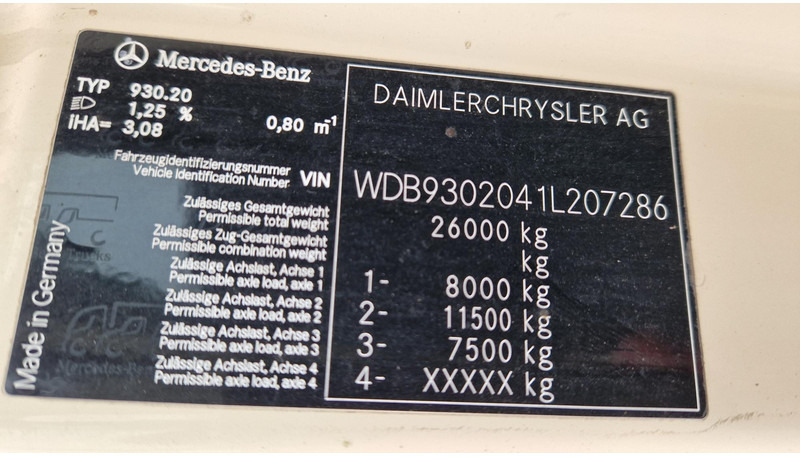 Mercedes-Benz ACTROS 2544L 6X2*4 HMF 1420K4 2012 Mercedes-Benz ACTROS 2544L 6X2*4 HMF 1420K4 2012: صورة 13 Mercedes-Benz ACTROS 2544L 6X2*4 HMF 1420K4 2012 Mercedes-Benz ACTROS 2544L 6X2*4 HMF 1420K4 2012: صورة 13