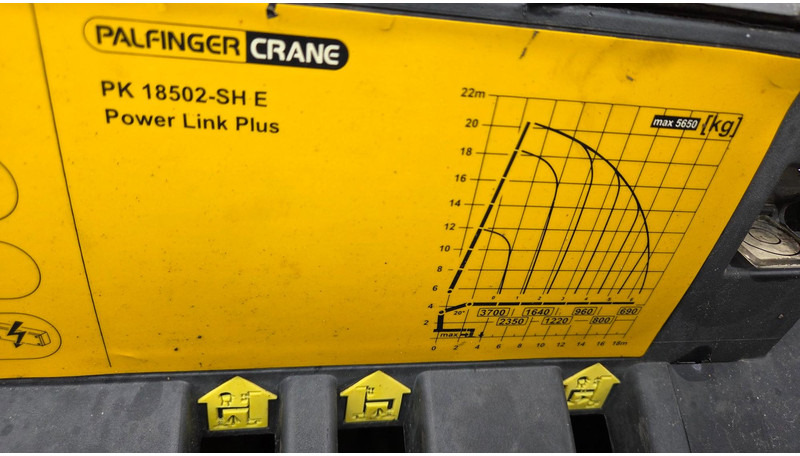 Palfinger PK18502 - ونش كرين - شاحنة: صورة 5 Palfinger PK18502 - ونش كرين - شاحنة: صورة 5