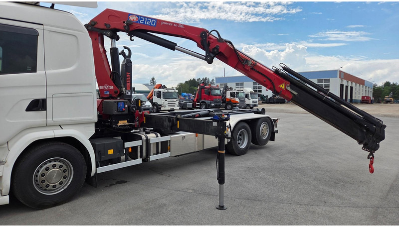 Scania G450 6X2*4 HMF 2120 crane 700 hours - شاحنة ذات خطاف, شاحنة كرين: صورة 5 Scania G450 6X2*4 HMF 2120 crane 700 hours - شاحنة ذات خطاف, شاحنة كرين: صورة 5