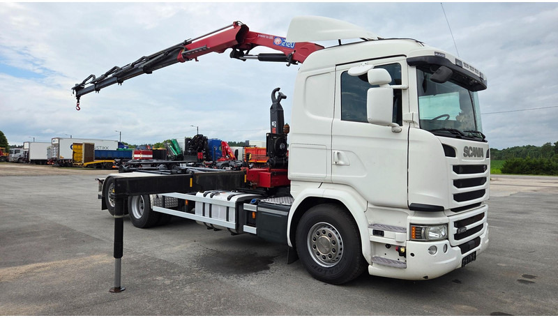Scania G450 6X2*4 HMF 2120 crane 700 hours - شاحنة ذات خطاف, شاحنة كرين: صورة 2 Scania G450 6X2*4 HMF 2120 crane 700 hours - شاحنة ذات خطاف, شاحنة كرين: صورة 2
