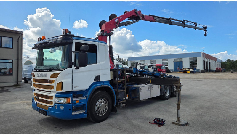 Scania P360 6X2*4 HMF 1720K4 EURO6 - شاحنة - نظام الكابلات, شاحنة كرين: صورة 1 Scania P360 6X2*4 HMF 1720K4 EURO6 - شاحنة - نظام الكابلات, شاحنة كرين: صورة 1