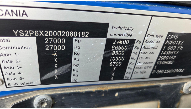 Scania P360 6X2 Full Steel Scania P360 6X2 Full Steel: صورة 15
