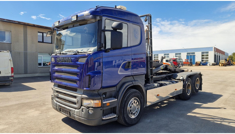 Scania R500 6X2 Manual Full steel - شاحنة ذات خطاف: صورة 1 Scania R500 6X2 Manual Full steel - شاحنة ذات خطاف: صورة 1