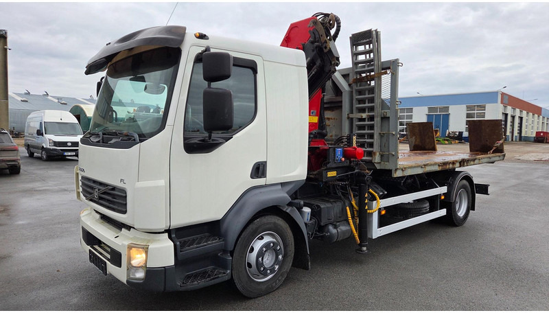 Volvo FL280 4X2 HMF 1560 + platform - شاحنة ذات خطاف, شاحنة كرين: صورة 1 Volvo FL280 4X2 HMF 1560 + platform - شاحنة ذات خطاف, شاحنة كرين: صورة 1