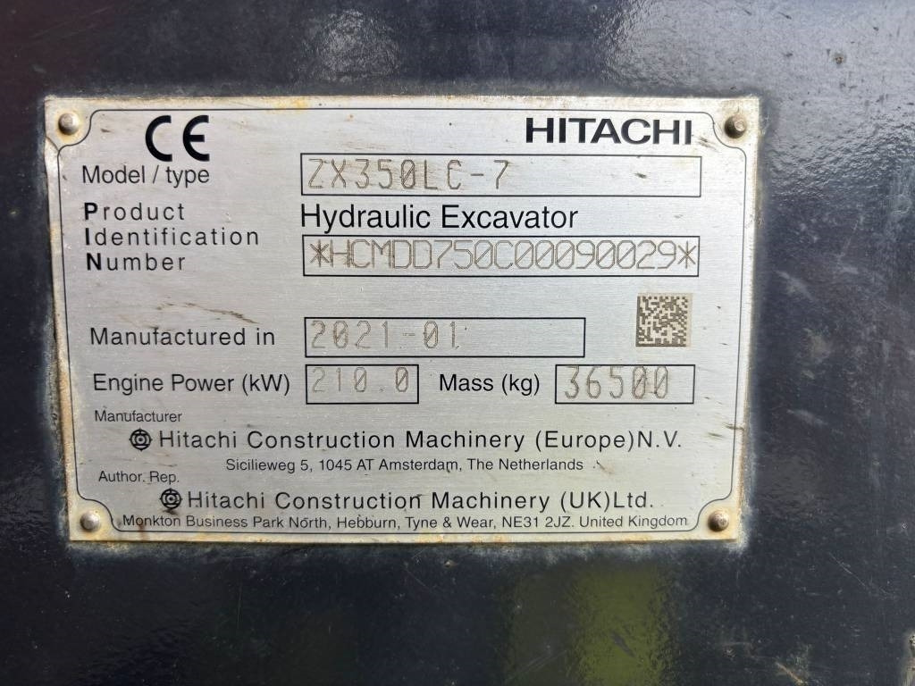 Hitachi ZX 350 LC-7 (Under Preparation) - حفار زحاف: صورة 2 Hitachi ZX 350 LC-7 (Under Preparation) - حفار زحاف: صورة 2