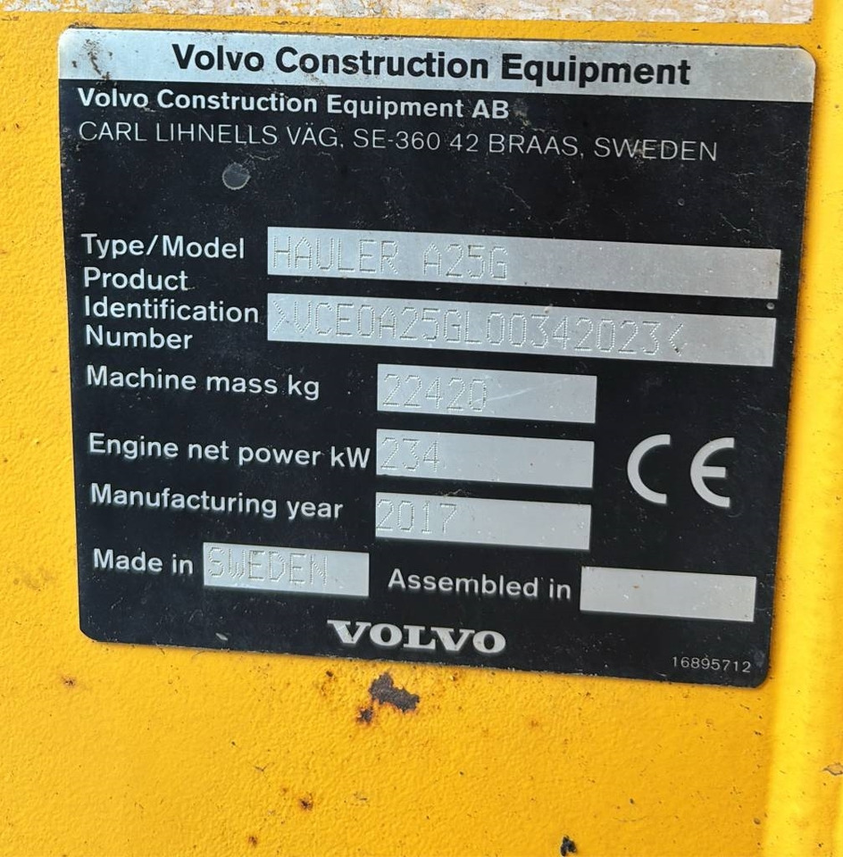 Volvo A 25 G (Under Preparation) - شاحنة قلاب مفصلية: صورة 2 Volvo A 25 G (Under Preparation) - شاحنة قلاب مفصلية: صورة 2