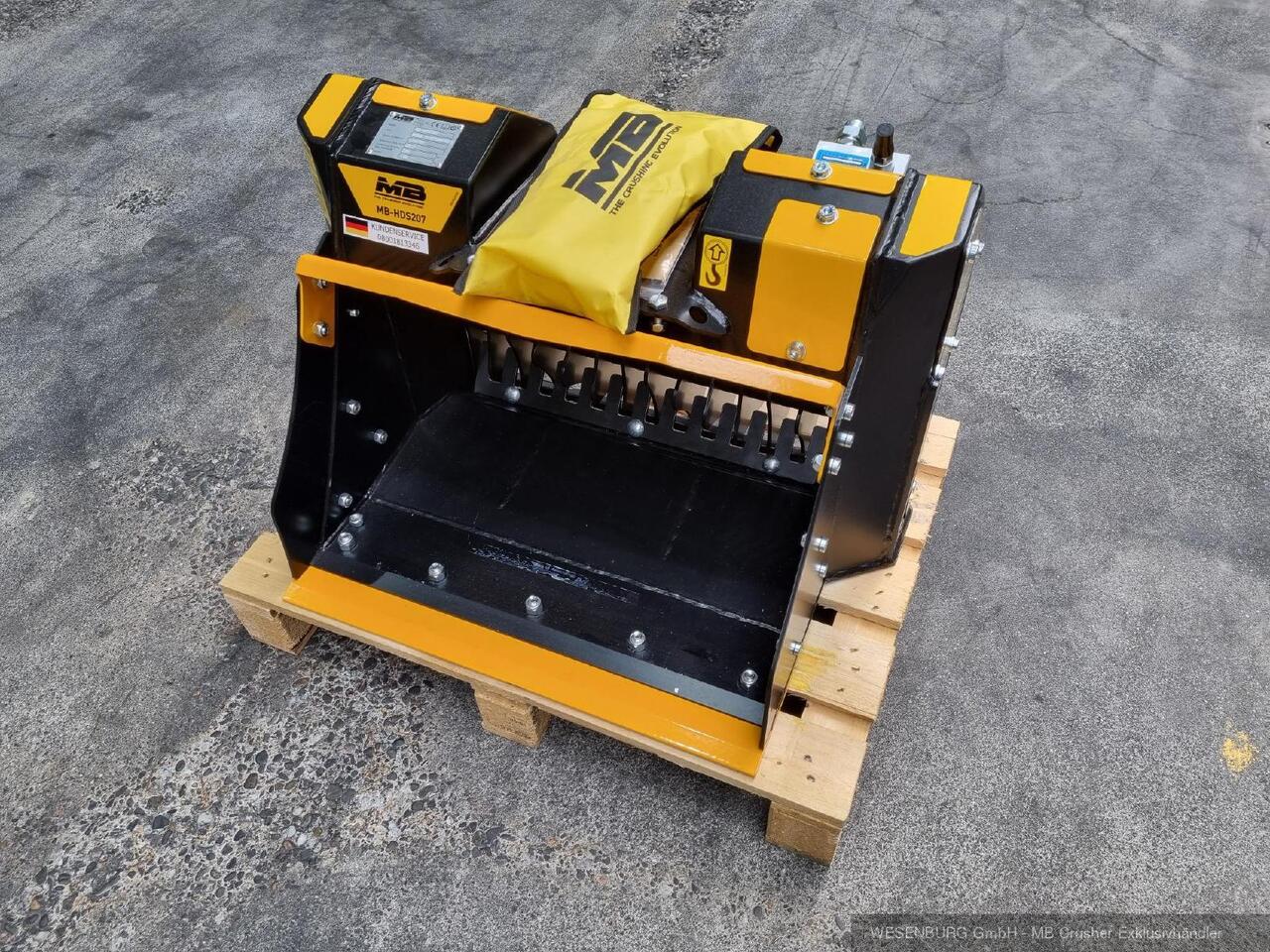 MB Crusher Schaufelseparator Separator MB-HDS 207 / 1,3 - 2,8 t - فرز دلو - آلات البناء: صورة 1 MB Crusher Schaufelseparator Separator MB-HDS 207 / 1,3 - 2,8 t - فرز دلو - آلات البناء: صورة 1