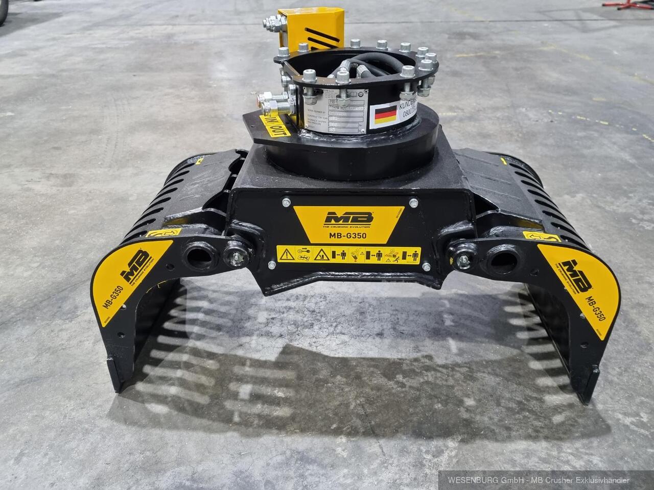 MB Crusher Sortiergreifer MB-G350 Anbauklasse 1,3 - 2,6 t - كُلَّاب - آلات البناء: صورة 4 MB Crusher Sortiergreifer MB-G350 Anbauklasse 1,3 - 2,6 t - كُلَّاب - آلات البناء: صورة 4