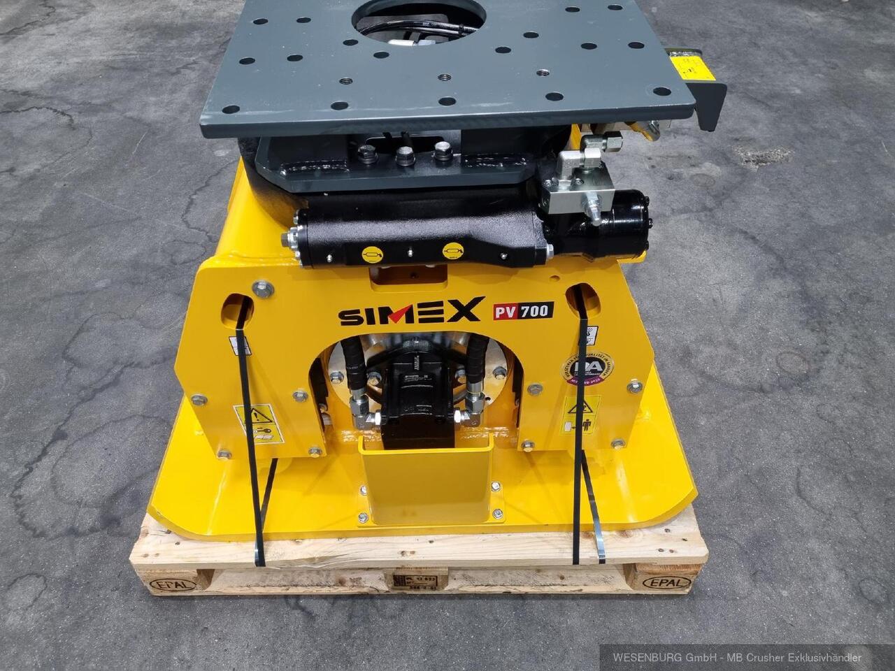 Simex Anbauverdichter PV700 inkl. Drehwerk Anbauklasse 12 - 25 t - ملحق, لوحة اهتزازية - حفارة: صورة 3 Simex Anbauverdichter PV700 inkl. Drehwerk Anbauklasse 12 - 25 t - ملحق, لوحة اهتزازية - حفارة: صورة 3