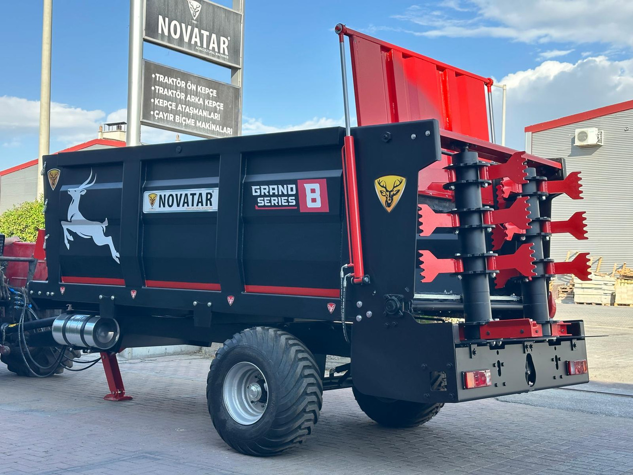 جديدة آلة رش السماد الطبيعي Novatar Manure Spreader 6 m3: صورة 15
