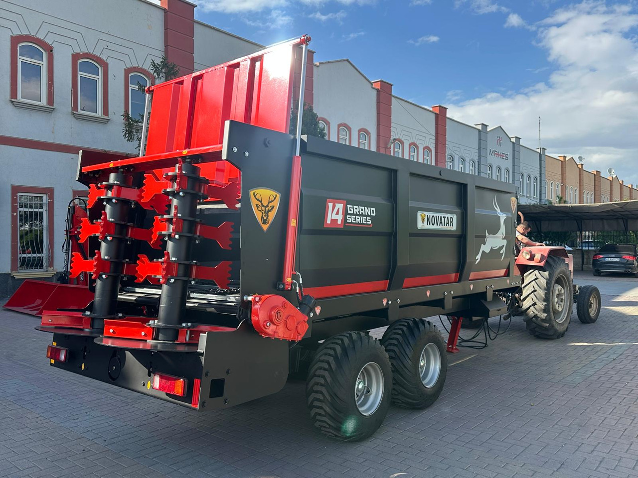 Novatar Manure Spreader Trailer 10 M3 - آلة رش السماد الطبيعي: صورة 5 Novatar Manure Spreader Trailer 10 M3 - آلة رش السماد الطبيعي: صورة 5