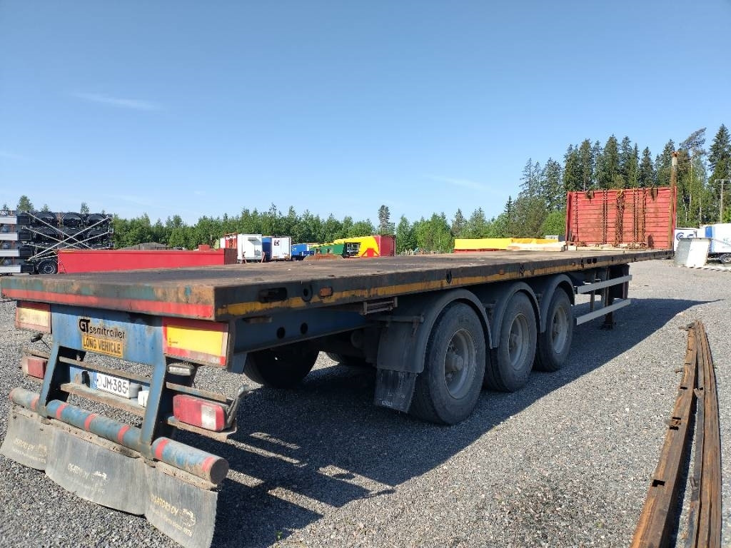 GT trailer Vahva tasalava,hyvillä sidontapisteillä - نصف مقطورة مسطحة: صورة 2 GT trailer Vahva tasalava,hyvillä sidontapisteillä - نصف مقطورة مسطحة: صورة 2