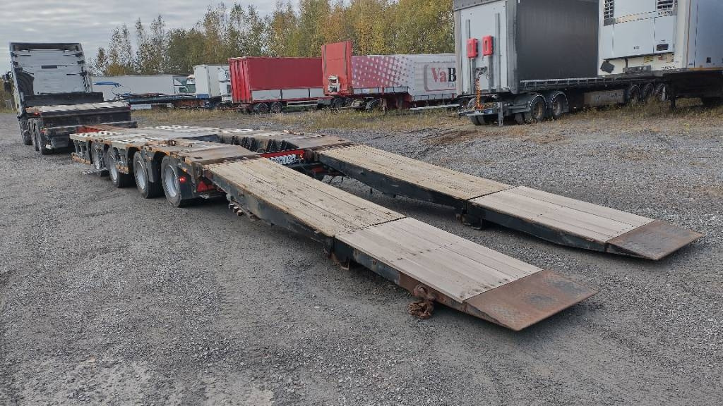 Kell-berg Jatko pokka, pitkillä rampeilla, pyöräko  - عربة منخفضة مسطحة نصف مقطورة: صورة 3 Kell-berg Jatko pokka, pitkillä rampeilla, pyöräko  - عربة منخفضة مسطحة نصف مقطورة: صورة 3