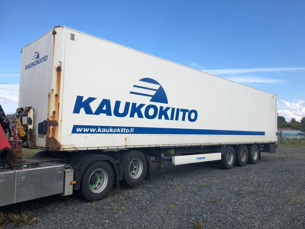 Krone 13,60m umpiputki vaikka varastoksi - نصف مقطورة صندوق مغلق: صورة 1 Krone 13,60m umpiputki vaikka varastoksi - نصف مقطورة صندوق مغلق: صورة 1